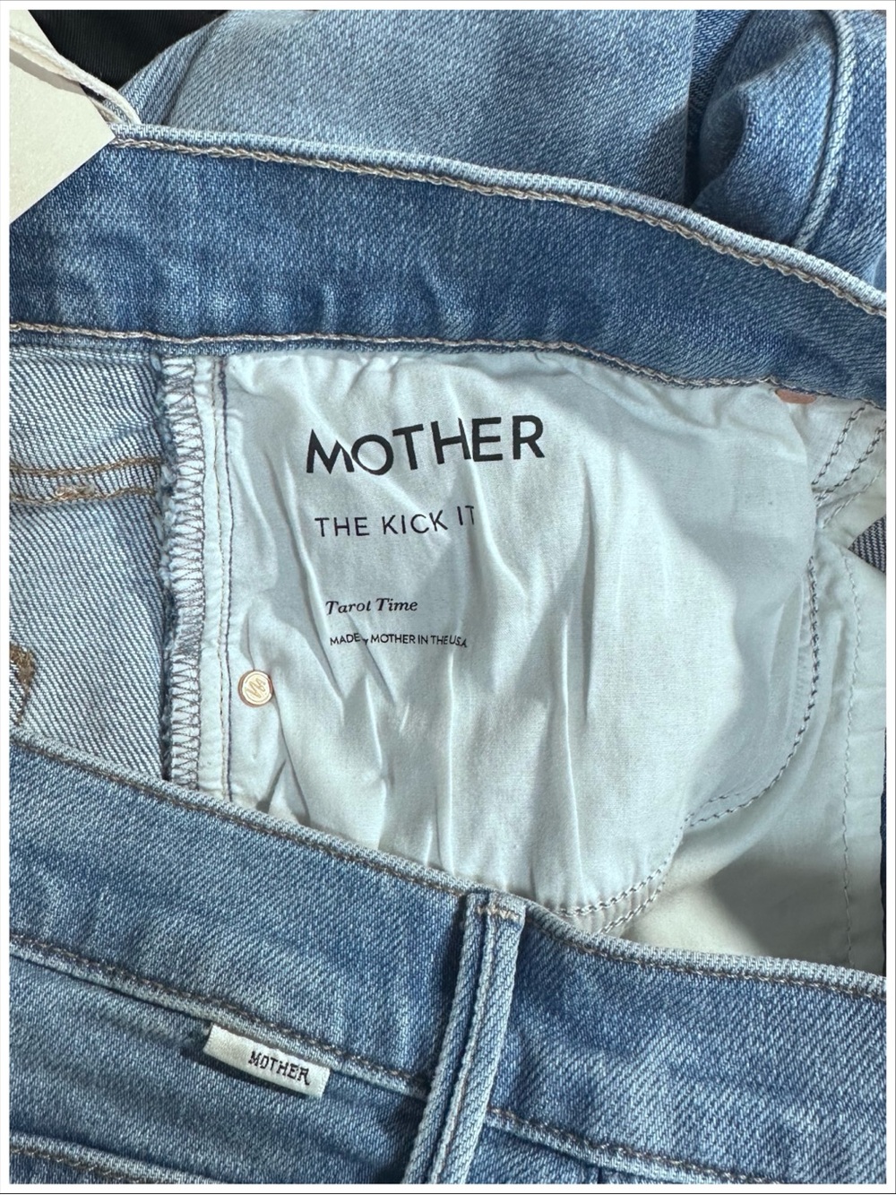 Mother The Kick It High Waist Jeans in Tarot Time NWT | Size 32 | Item #3507 - Picture 8 of 12